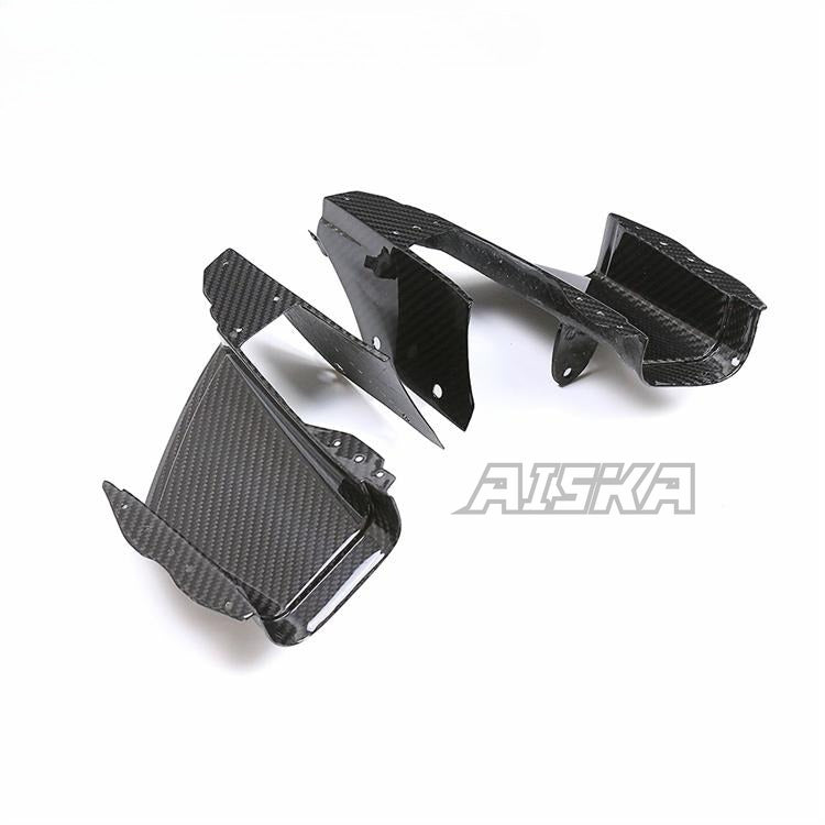 AISKA 100% 3K Full Dry Carbon Motorcycle Front Carbon Fiber Air Intake Fairing for BMW S1000RR 2019-2022