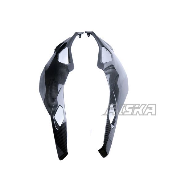 AISKA 3K Dry Carbon Fiber Motorcycle Front Side Panel Turn Light Cover Fairing for Kawasaki Ninja ZX-25R 2020-2024