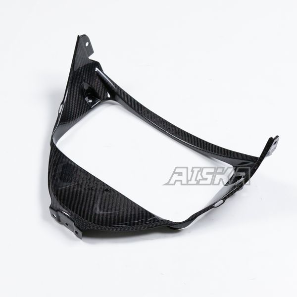 AISKA 100% 3K Carbon Fiber Motorcycle Front Lower V-Panel Radiator Guard Cover for Suzuki GSX1300 R Hayabusa Gen2 2008-2020