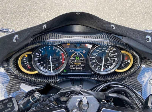 AISKA Suzuki GSX1300R Hayabusa Gen3 2021-2025 Carbon Fiber Instrument Meter Cover