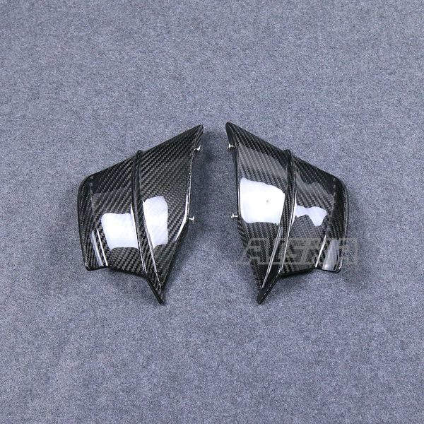 AISKA Motorcycle 3K Dry Carbon Fiber Front Wing Spoiler Cover Side Fixed Wing Fairing Winglet for Honda CBR650R 2019-2024 2023