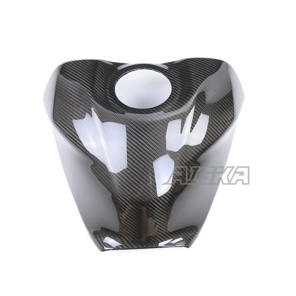 AISKA 100% 3K Full Dry Carbon Fiber Motorcycle Front Fuel Tank Cover Protector for Honda CBR1000RR-R 2021 2022 2023 2024