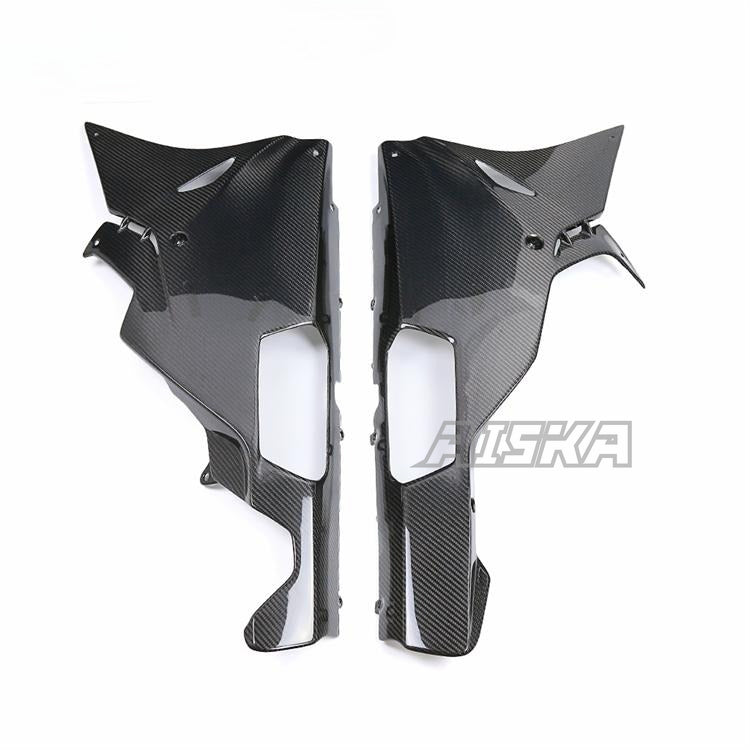AISKA 100% 3K Full Carbon Fiber Twill Weave Glossy Motorcycle Lower Side Fairings for BMW S1000RR 2015-2018