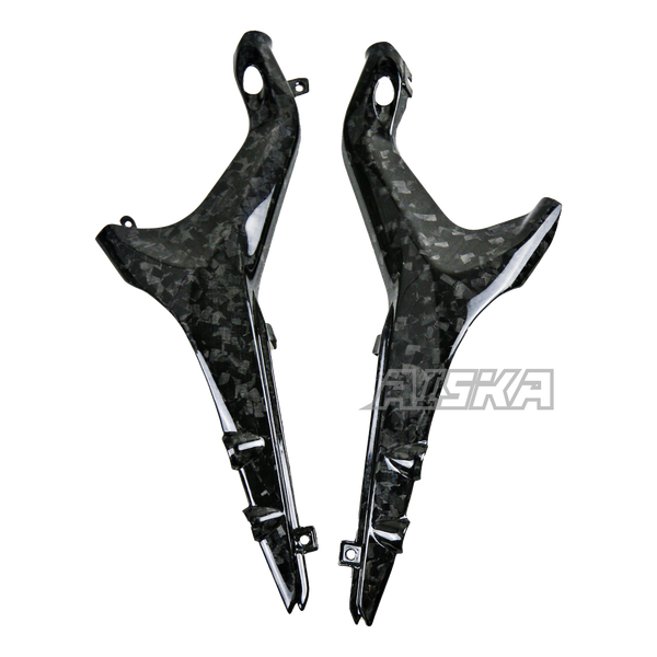 AISKA For Ducati Panigale V4 / V4S / V4R   Carbon Fiber Sub-Frame Covers Protectors  FULL VERSION Motorcycle Accessories Spare Parts 2018-2021