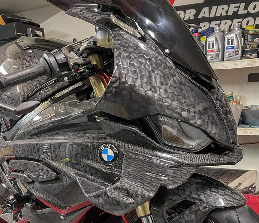 AISKA BMW S1000RR 2025 Carbon Fiber Front Headlight Side Panel