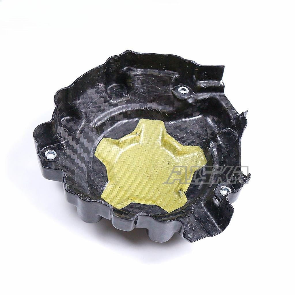 AISKA 100% 3K Dry Carbon Fiber Motorcycle Engine Cover for BMW S1000RR S1000R 2023 2024 2025