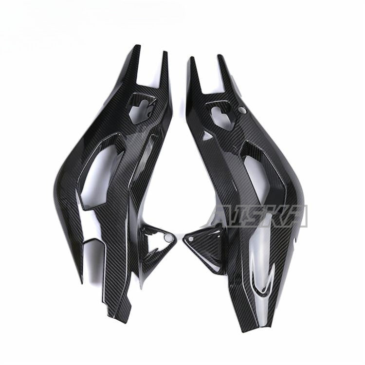 AISKA Wholesale 100% Dry Carbon Fiber Motorcycle Fairings Rear Swingarm Covers for BMW S1000XR 2020-2024