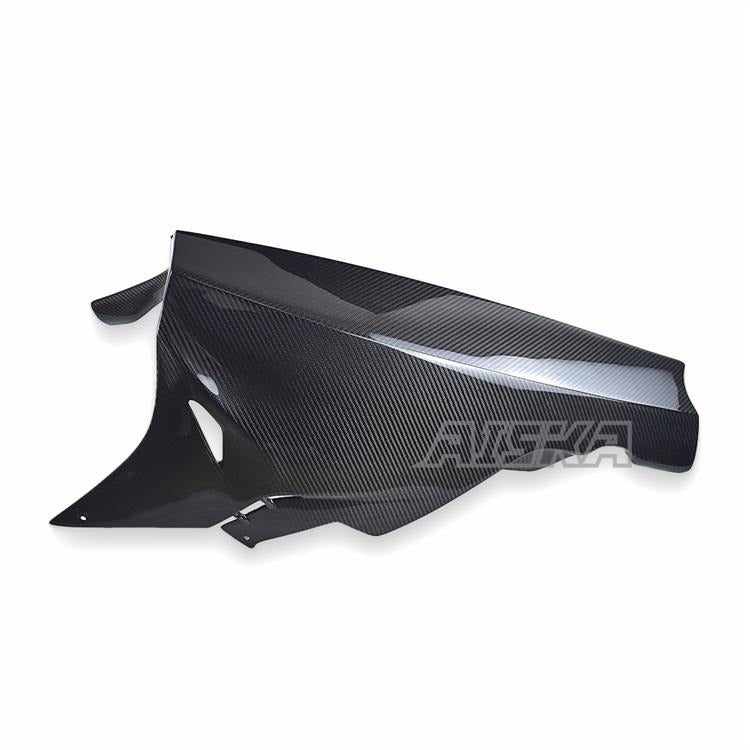 AISKA Motorcycle Accessories Twill Weave 100% Carbon Fiber Lower Bottom Belly Pan Panel Cowl Fairing for BMW S1000RR 2015-2018