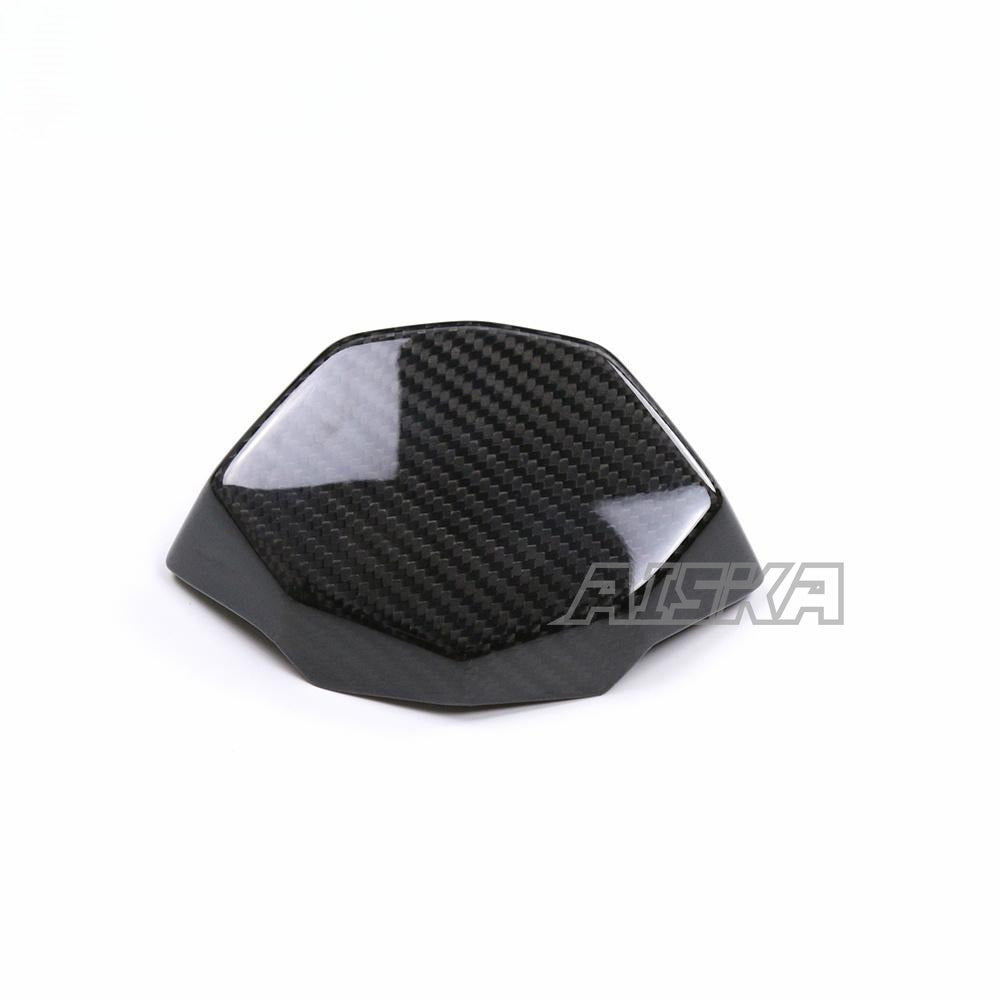 AISKA 100% 3K Full Dry Carbon Fiber R3 Motorcycle Rear Tailgate Plate Tail Seat Cover for Yamaha R3 2022 2023 2024