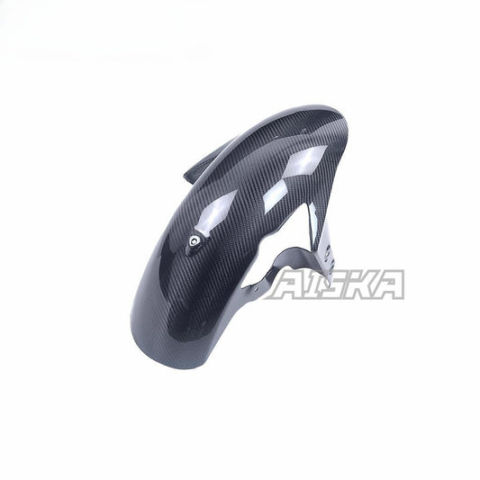 AISKA R7 Carbon Fiber Front Fender Hugger Mudguard Motorcycle Twill Carbon Fiber Front Fender for Yamaha R7 2022 2023 2024