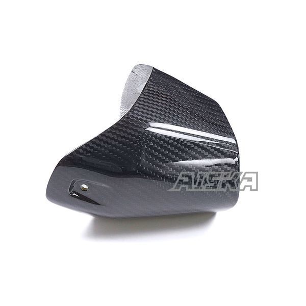 AISKA R1300GS Carbon Parts Real Dry Carbon Fiber Motorcycle Rear Silencer Exhaust Pipe Protector Cover for BMW R1300GS 2023 2024
