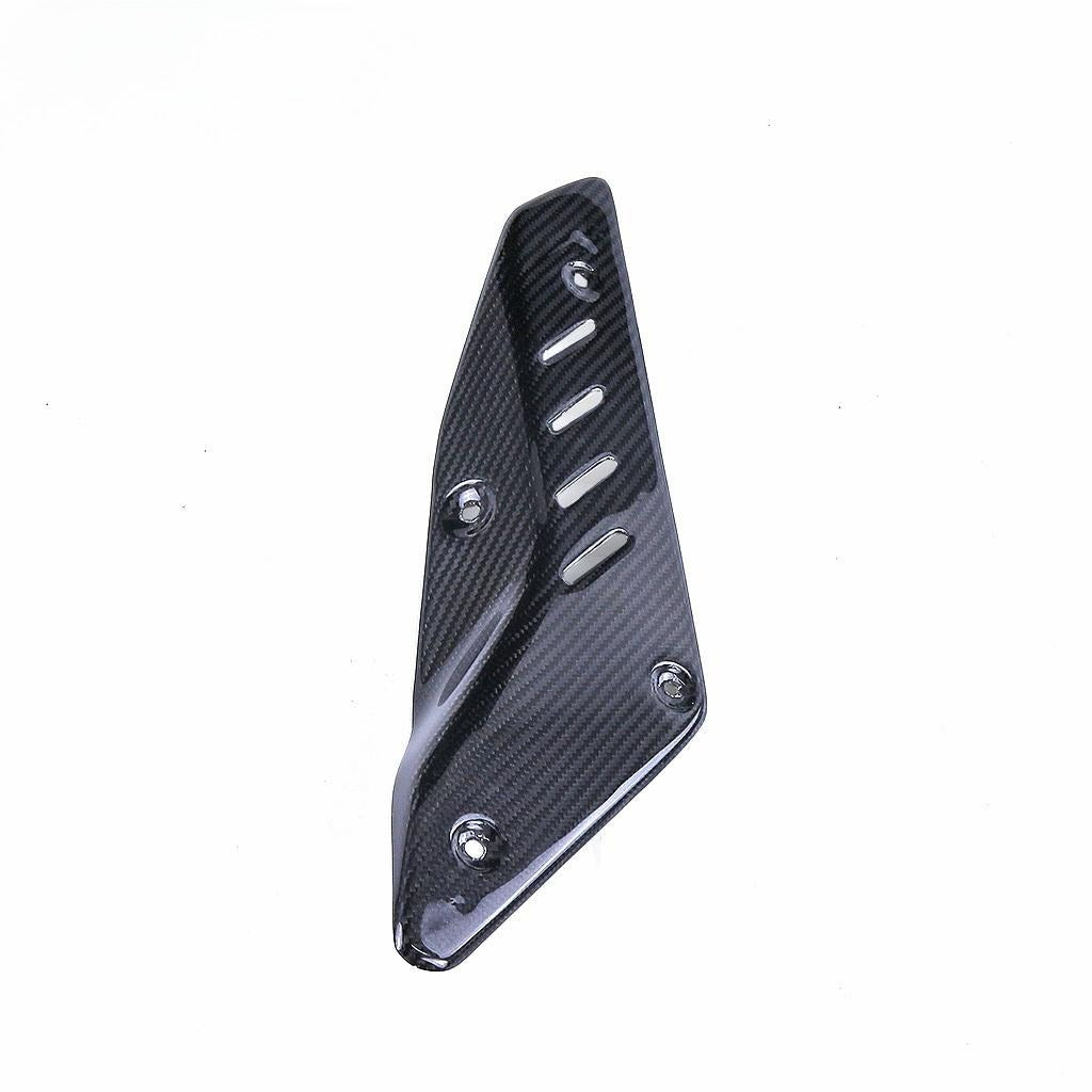 AISKA Dry Carbon Fiber Other Motorcycle Body System Fairings Exhaust Pipe Heat Shield Guard Cover for Yamaha MT10 FZ10 2016-2021