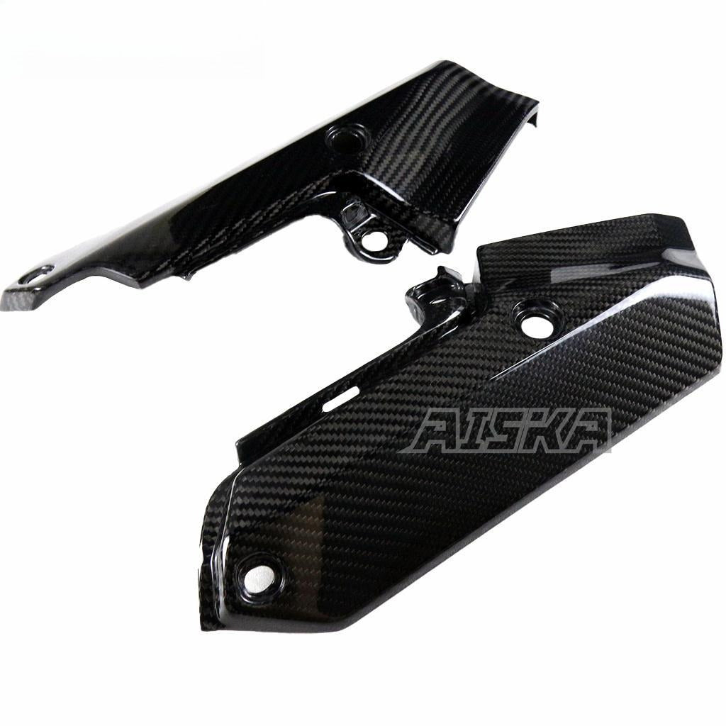 AISKA 3K Full Dry Carbon Fiber Motorcycle Accessories Chain Bottom Side Panel Covers for Honda XADV 750 2017 2018 2019