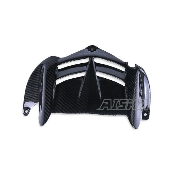 AISKA 3K Dry Carbon Fiber Motorcycle Rear Wheel Fender Hugger Mudguard for Kawasaki Ninja ZX-6R 2009-2024