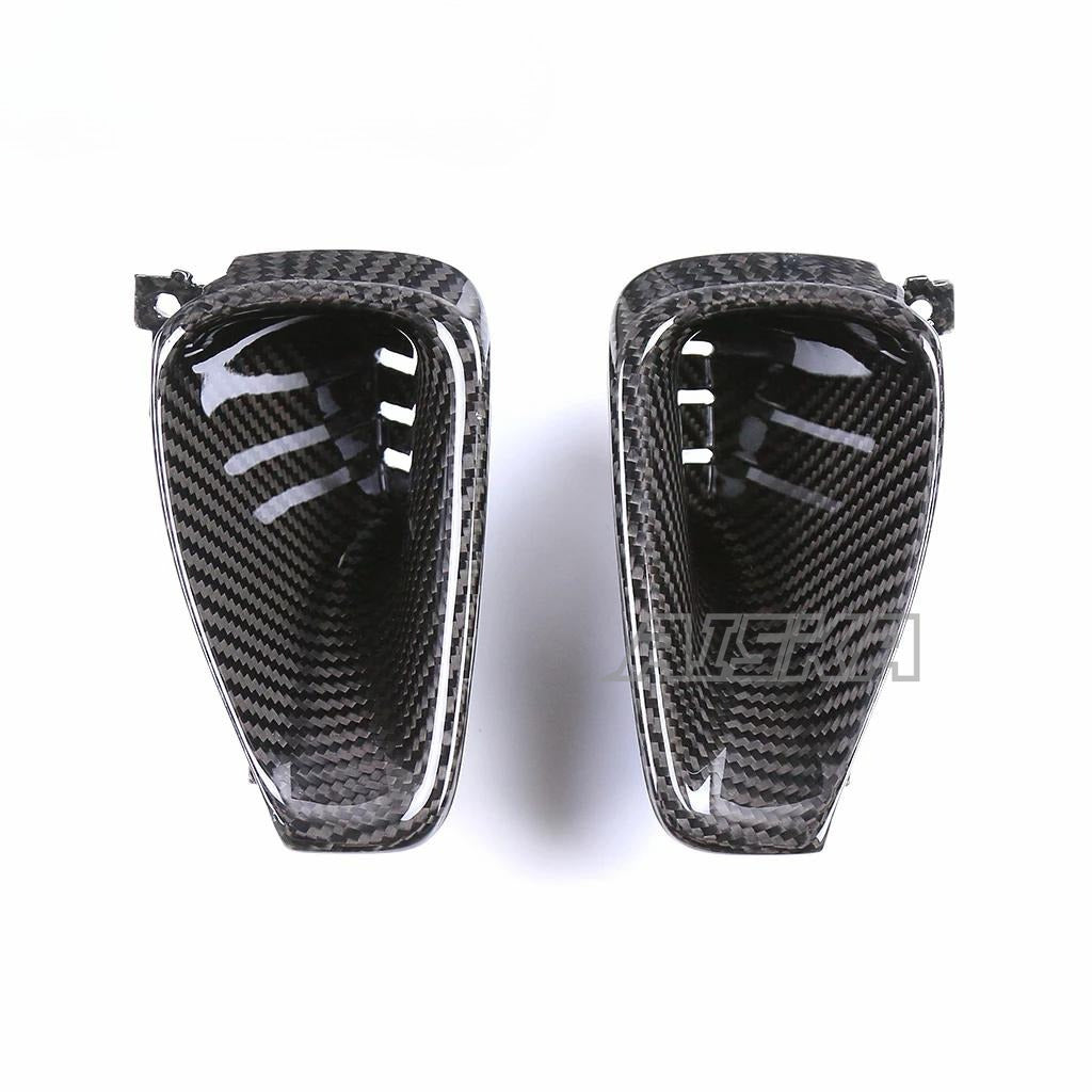 AISKA 100% 3K Dry Carbon Fiber Motorcycle Fairings Front Air Intake Covers for Yamaha MT09 FZ09 2021-2023