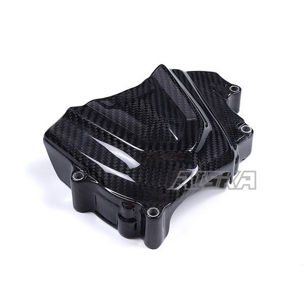 AISKA Full Dry Carbon Fiber Motorcycle Fairing for Kawasaki Ninja ZX-6R Front Sprocket Cover Included 2009-2025