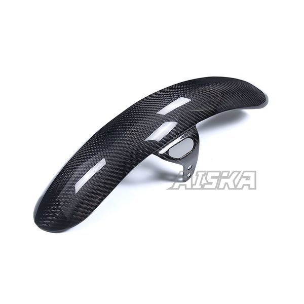 AISKA 3K Carbon Fiber Front Fender for Harley Davidson Dyna Street Bob Low Rider FXDC FXDLS 2007-2023