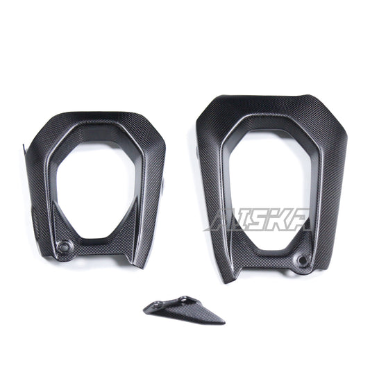 AISKA New 100% 3K Full Dry Carbon Fiber Motorcycle Full Swingarm Cover Protector for Ducati Panigale V4 V4S 2025