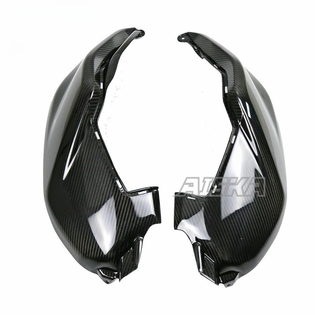 AISKA 3K Carbon Fiber Motorcycle Accessories Fuel Gas Tank Side Panels Covers for Yamaha MT07 FZ07 2018-2022