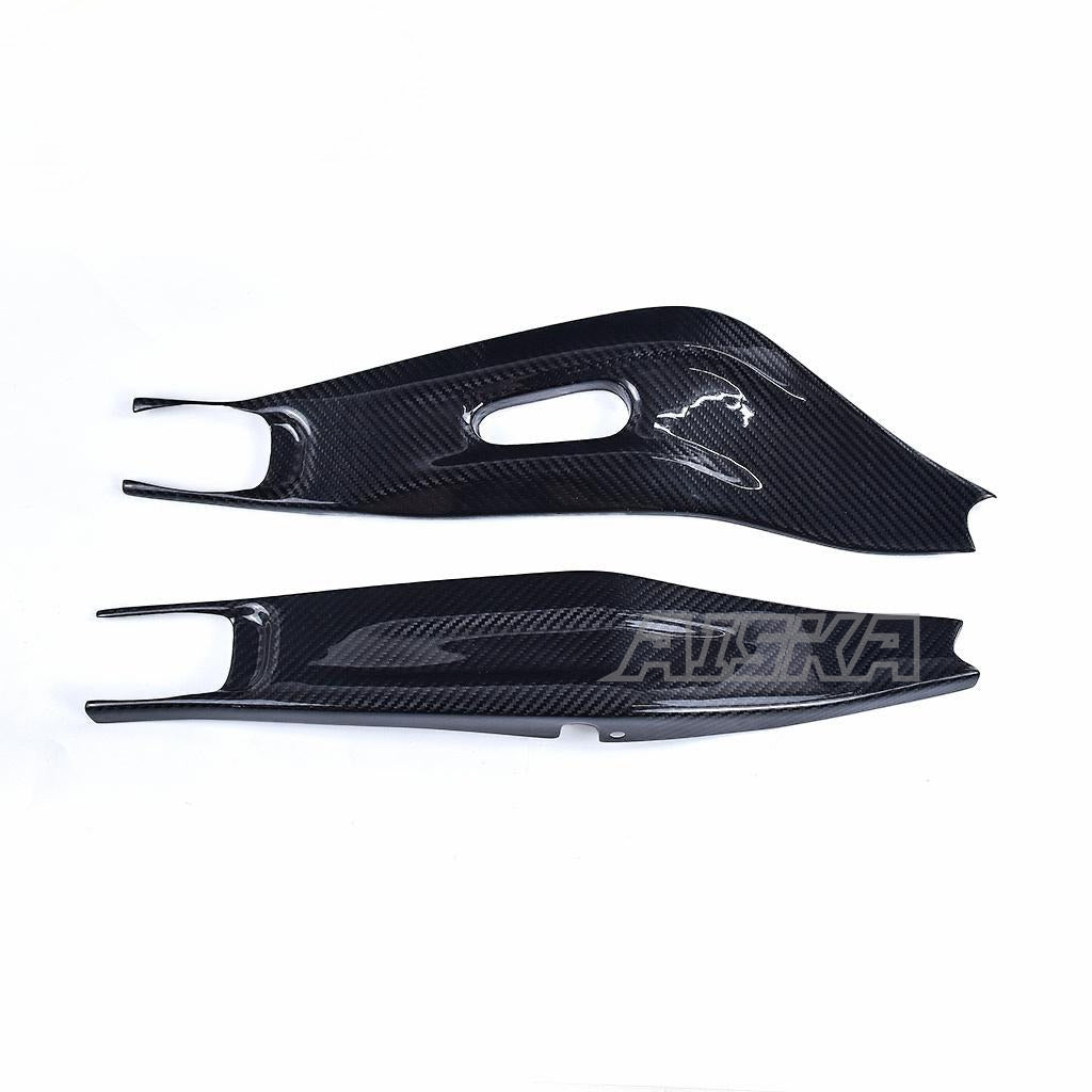 AISKA 100% Real Carbon Fiber Motorcycle Swingarm Cover Swing Arm Guard Protection for Yamaha MT07 FZ07 MT-07 FZ-07 2014-2017