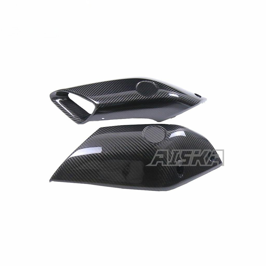 AISKA Motorcycle Body System Fairings Dry Carbon Fiber Motorcycle Front Air Intake Cover for Yamaha MT10 2022 2023 2024