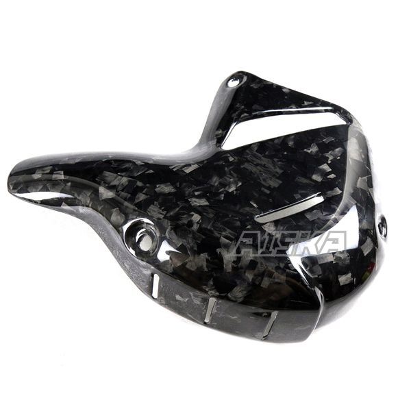 AISKA 3K 3*3 Carbon Fiber Motorcycle Modified Thermal Shield protection Cover for  Ducati Panigale  V4 V4S V4R 2018-2024