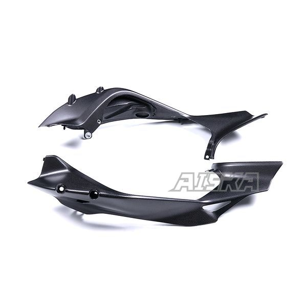 AISKA 100% 3K Full Dry Carbon Fiber Motorcycle Under Seat Side Panel Cover Fairings for Ducati Panigale V4 V4S 2025