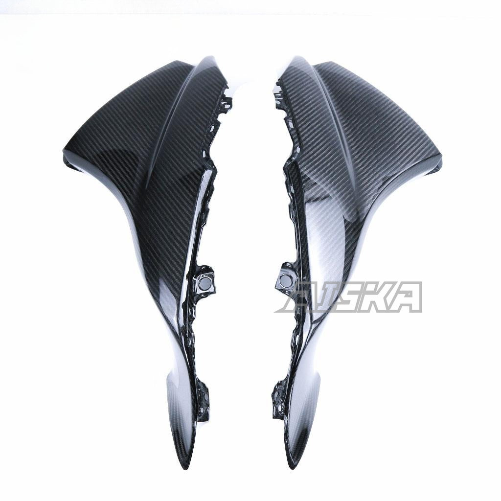 AISKA 100% 3K Dry Carbon Fiber Motorcycle  Accessories Spoiler Side Panels Fairings for Suzuki GSXR1000 2017+