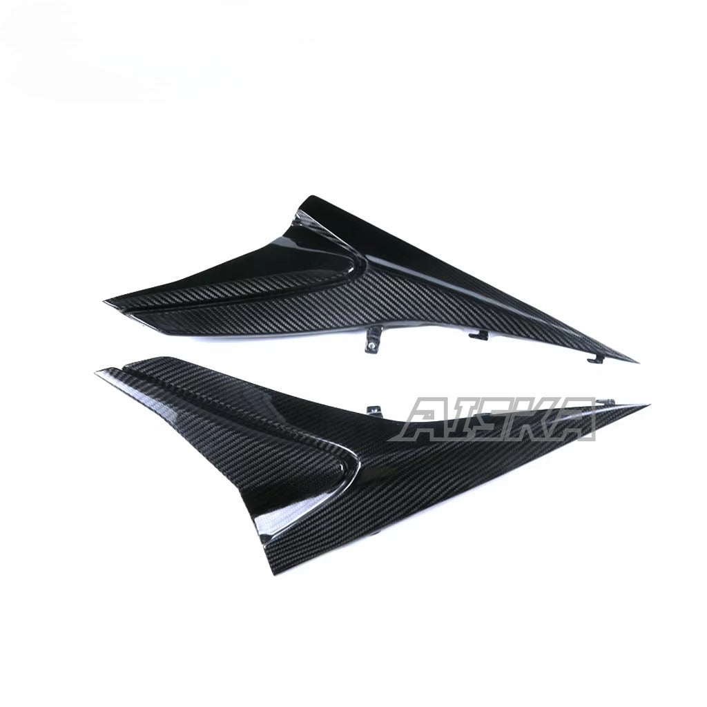 AISKA 3K Carbon Fiber Motorcycle Body Accessories Seat Lower Side Panel Decorative Components for Aprilia RSV4 RS660 Tuono V4 2021+