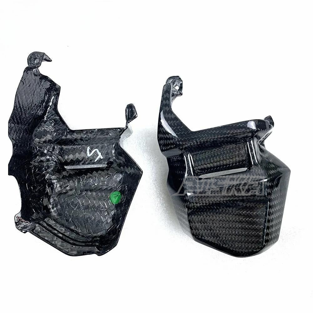 AISKA Motorcycle 3K Dry Carbon Fiber Engine Cover Clutch Cover Small Frame Cover Side Panels for Honda CB650R CBR650R 2019+