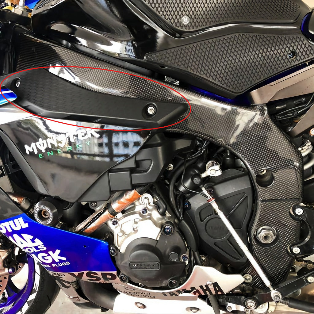 AISKA 100% Full 3K Dry Carbon Fiber Racing Motorcycle Body Upper Frame Covers for Yamaha YZF-R1 R1M 2015-2019