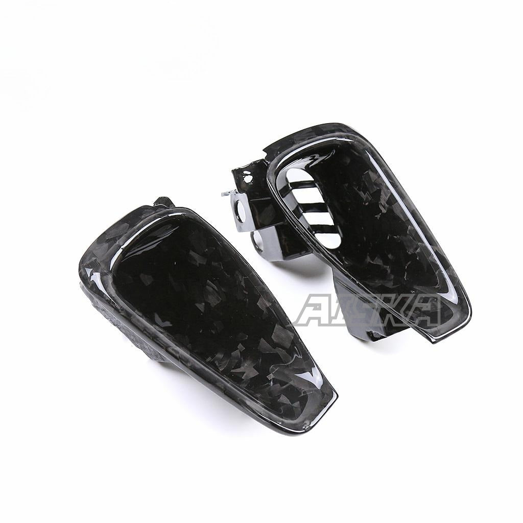 AISKA 100% 3K Dry Carbon Fiber Motorcycle Gas Tank Front Fairing Air Intake Covers for Yamaha MT09 FZ09 2021-2023