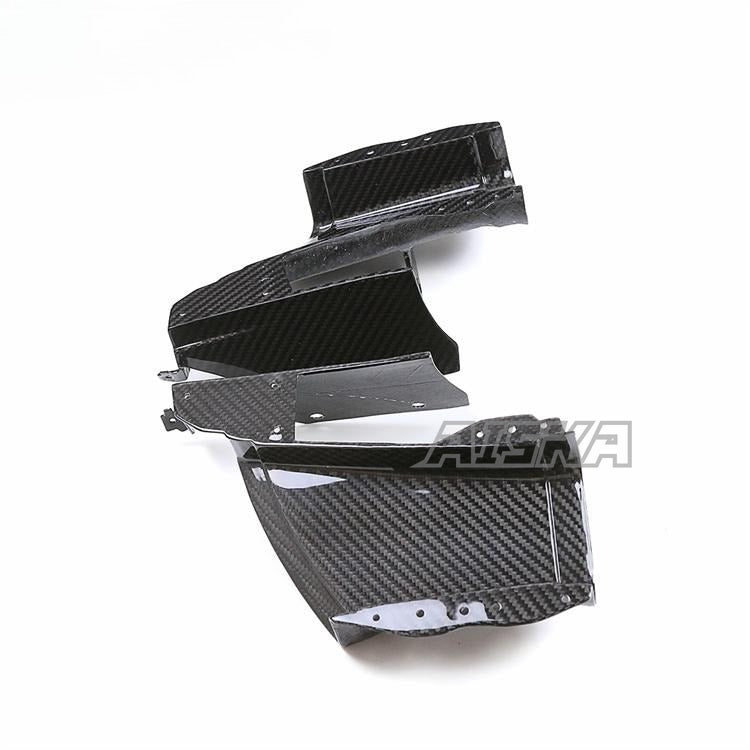 AISKA 100% 3K Full Dry Carbon Motorcycle Front Carbon Fiber Air Intake Fairing for BMW S1000RR 2019-2022