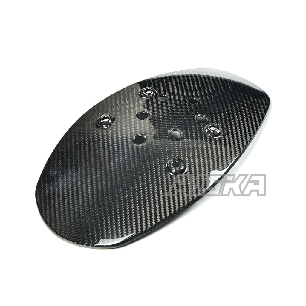 AISKA Ducati XDiavel V4 2025+ Carbon Fiber Splash Guard License Holder