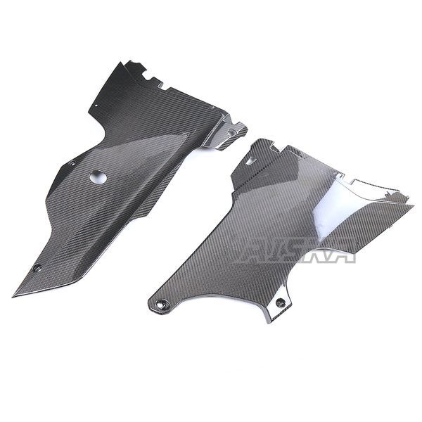 AISKA 3K Dry Carbon Fiber Motorcycle Belly Pan Lower Side Panels Cover for Kawasaki Ninja ZX10R ZX-10R 2021 2022 2023 2024