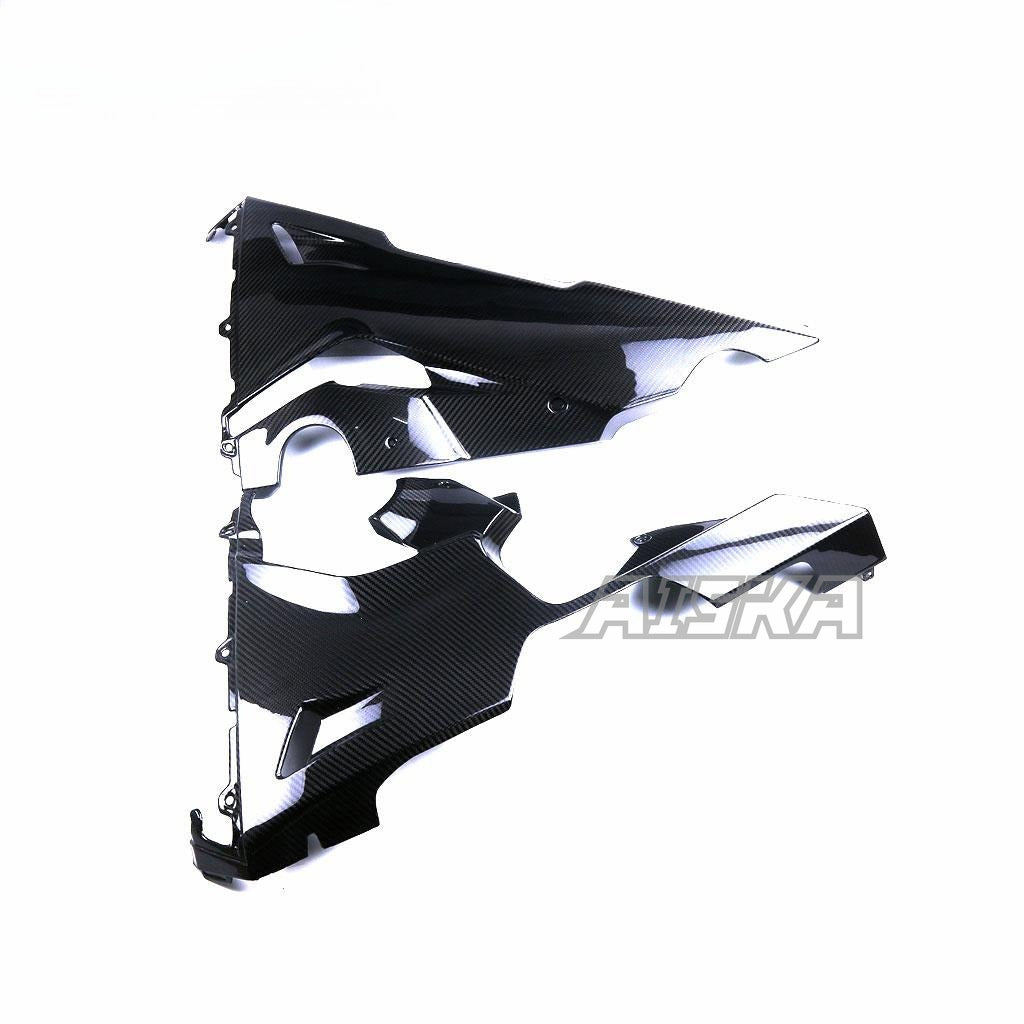 AISKA 3K Full Dry Carbon Fiber Motorcycle Belly Pan Lower Side Fairings for Honda CBR1000RR 2017-2024