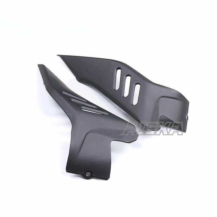 AISKA Wholesale High Quality Twill Weave Motorcycle Full Carbon Fiber  Side Panels for Ducati Diavel  V4  2023