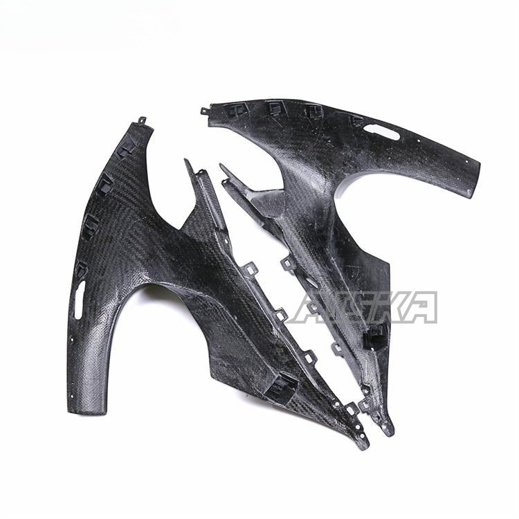 AISKA 3K Pure Dry Carbon Fiber Motorcycle Front Fairing Headlight Cover Side Panels for BMW M1000RR 2023-2024