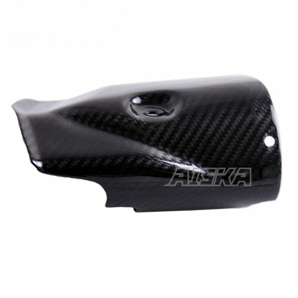 AISKA R6 Carbon Fiber Exhaust Pipe Cover Motorcycle Carbon Fibre Muffler Pipe Heat Shield Guard Cover for Yamaha R6 2017-2024