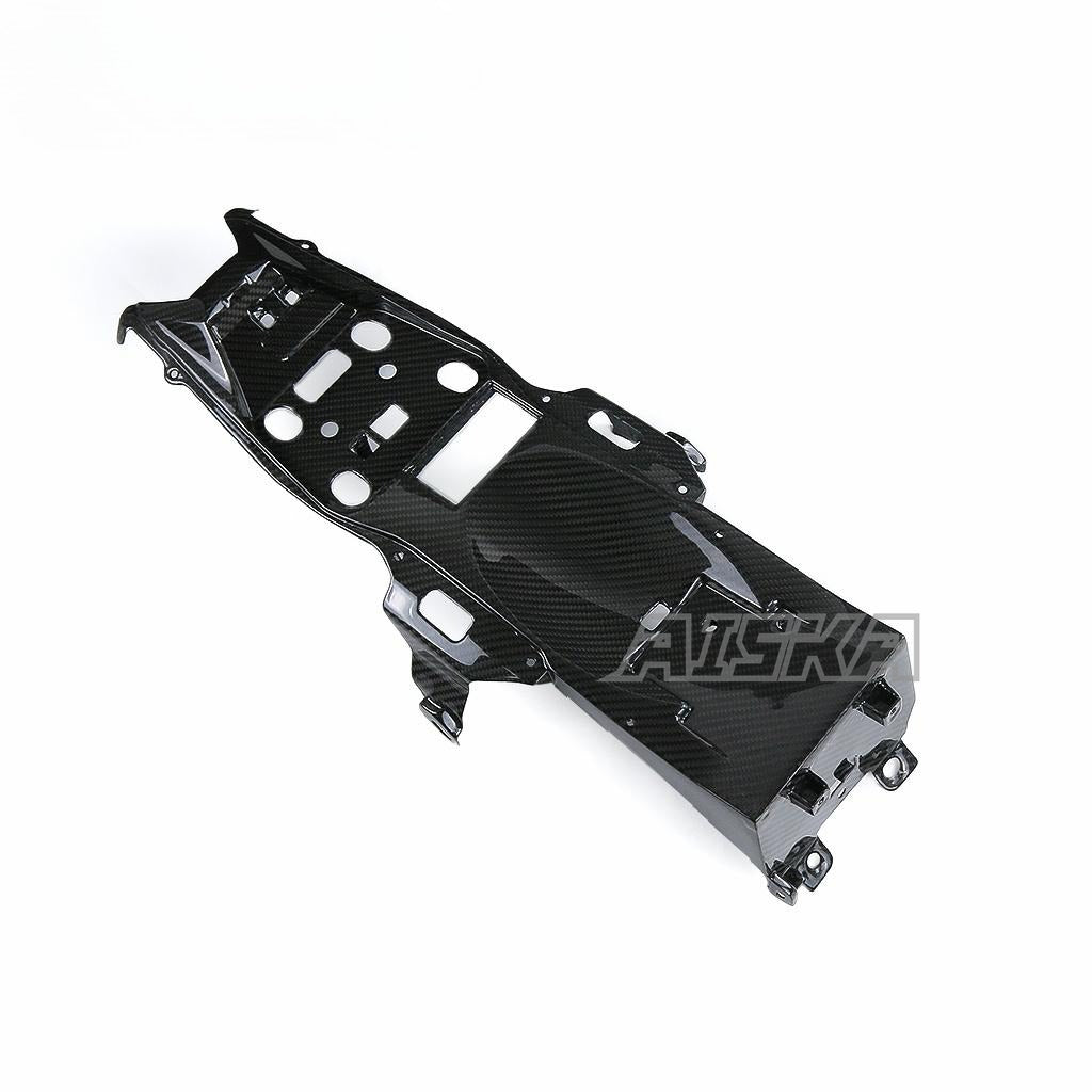 AISKA Motorcycle Carbon Under Tray Fairing Cowling Side Panels Rear Seat Tail Under Panel Fairing for Yamaha R3 2022 2023 2024