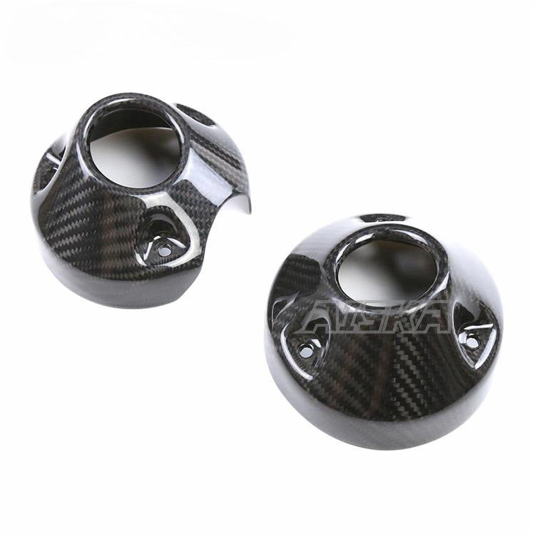 AISKA 3K Pure Carbon Fiber Motorcycle Accessories  Exhaust Tips Tail Section Cover for Harley Sportster S 1250 Fairing