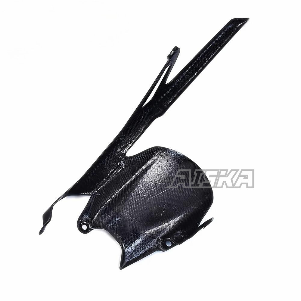 AISKA Motorcycle Carbon Fiber Rear Fender Splash Mud Dust Guard Mudguard Rear Hugger for Yamaha MT09 FZ09 2021-2023