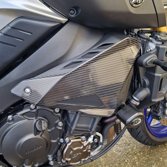 AISKA Dry Carbon Fiber Motorcycle Tank Side Panels for Yamaha MT10 FZ10 2016-2021