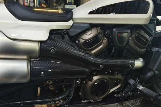 AISKA Harley Davidson Sportster S 1250 2021+ Carbon Fiber Exhaust Cover
