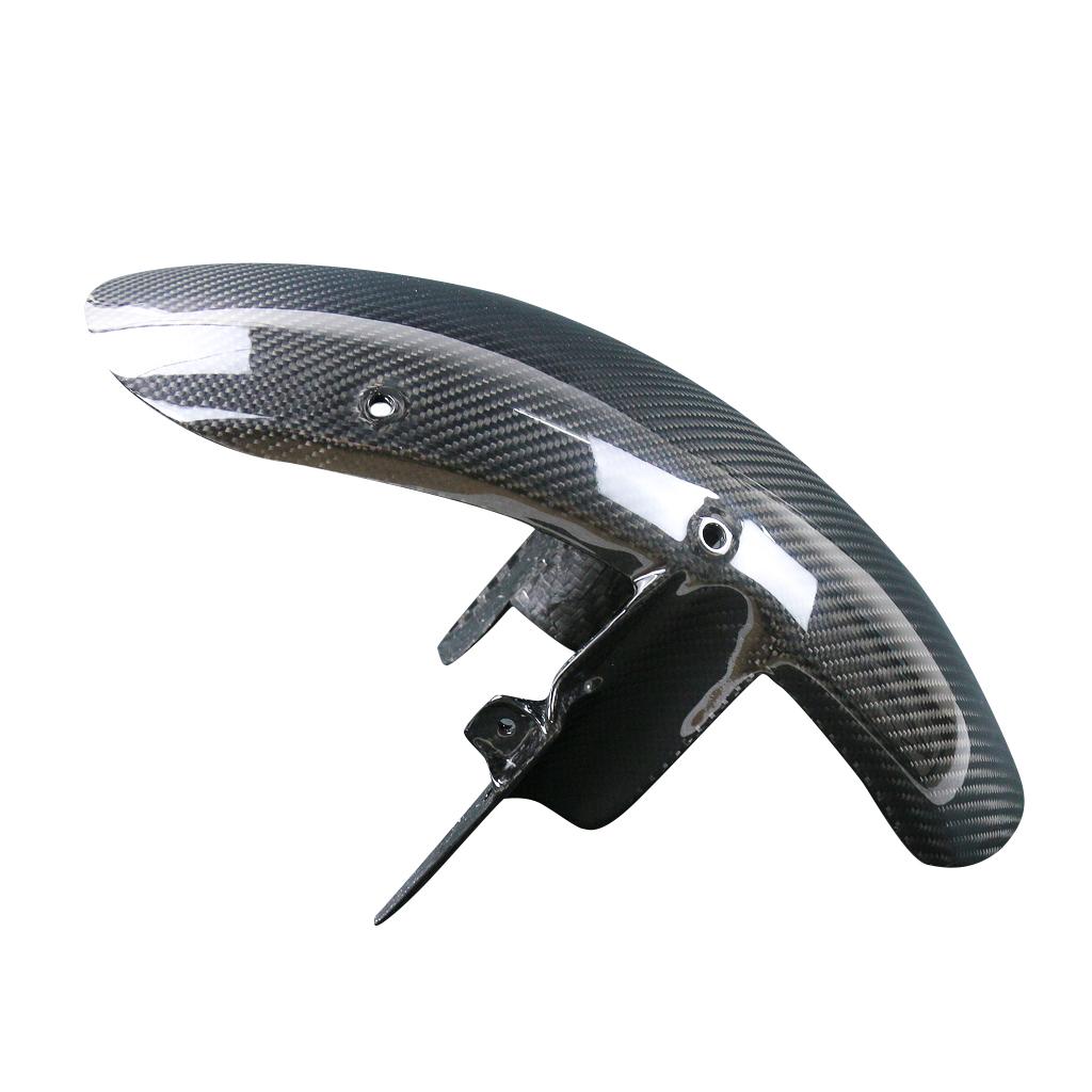 AISKA 3K Dry Carbon Fiber Motorcycle Fenders Front Wheel Hugger Mudguard with Fairing for Kawasaki Z900RS 2018-2024