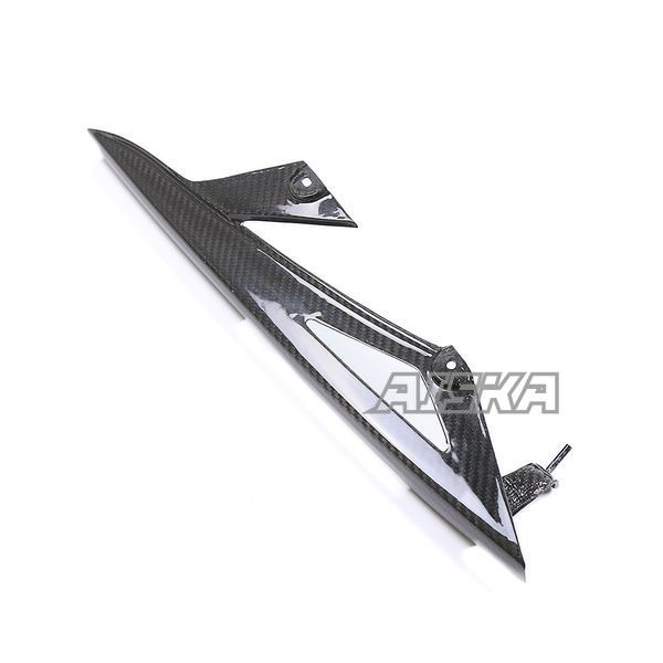 AISKA 3K Dry Carbon Fiber Motorcycle Accessories Rear Chain Guard Cover Fairing Kit Fit for Kawasaki Z1000 2014+