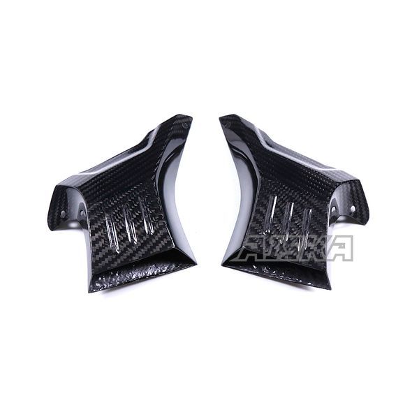 AISKA Universal Carbon Fiber Fairings Parts Motorcycle Brake Disk Cooler Air Duct for S1000RR Hayabusa Gen3 NInja H2 CBR650R