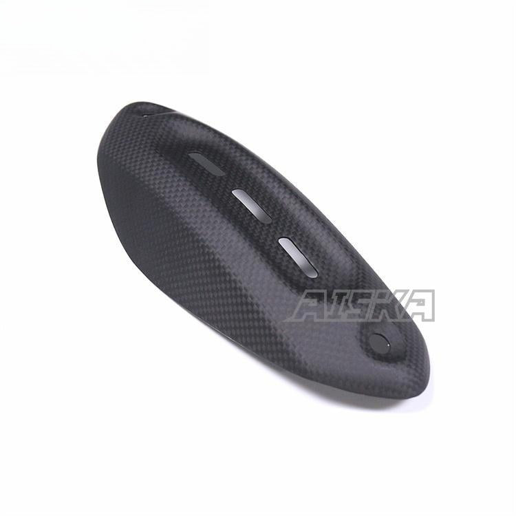 AISKA 100% Carbon Fiber Motorcycle Accessories Exhaust Pipe Cover for Ducati Hypermotard 950 2019+