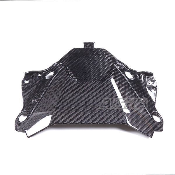 AISKA 3K Dry Carbon Fiber Motorcycle Dash Cluster Speedometer Cover Cowl for Kawasaki Ninja ZX-6R 2019-2024
