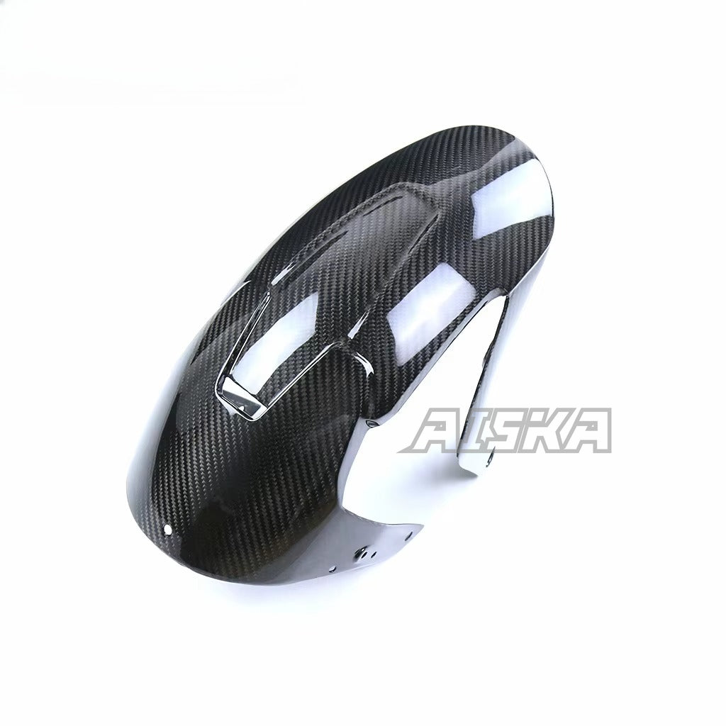 AISKA 100% 3K Carbon Fiber Racing Wheel Mudguard Motorcycle Accessories Front Fender for Aprilia RSV4 Tuono V4  2021-2024